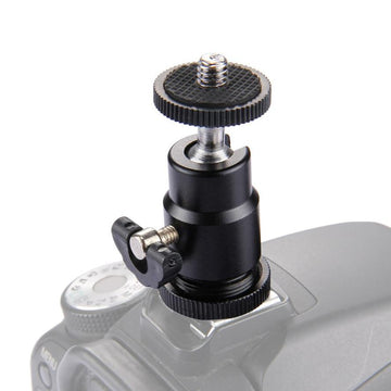Mini Ball Head Hot Shoe Light Stand Adapter - Arahan Photo